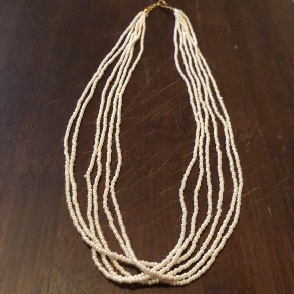 Multi strand beaded necklace 19” - Picture 3 of 5